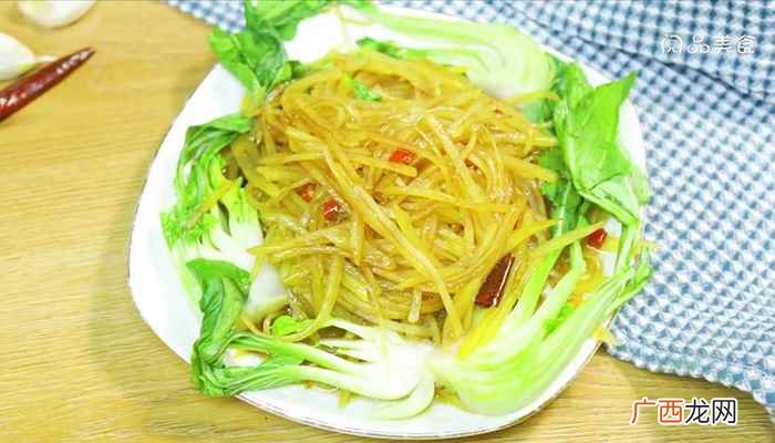 上海青怎么做好吃的做法 酸辣土豆