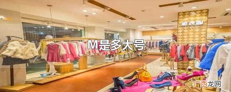 m是多大号码的衣服 m是多大号
