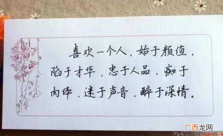 始于颜值陷于才华忠于人品是什么意思