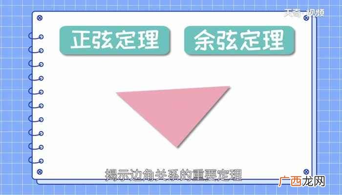 正弦定理在三角形的边角关系中应用十分广泛 正弦定理和余弦定理