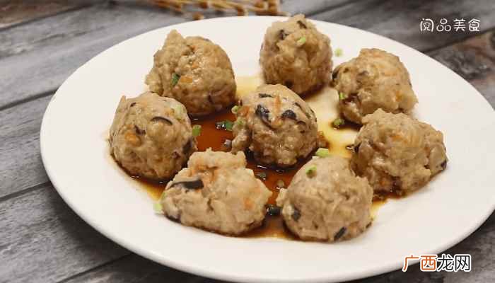 蒸肉丸子的家常做法 蒸肉丸