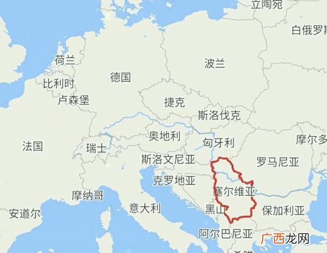 它的地理环境如何 塞尔维亚在地图的位置