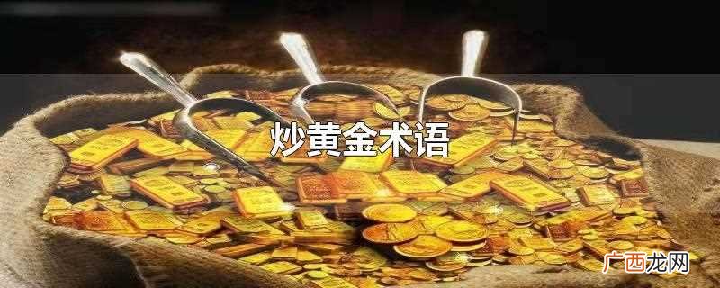 炒黄金术语有哪些 炒黄金术语