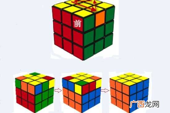 新的黄色顶画十字怎么调整 三阶魔方图解一步一步