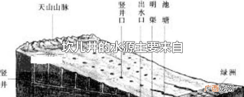 坎儿井的水源主要来自哪 坎儿井的水源主要来自
