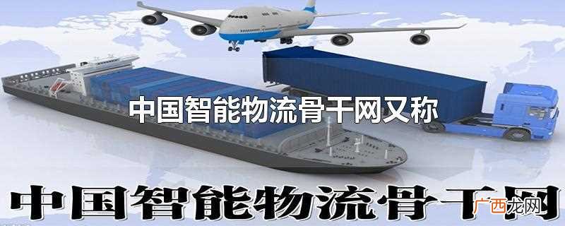 中国智能物流骨干网 中国智能物流骨干网又称什么