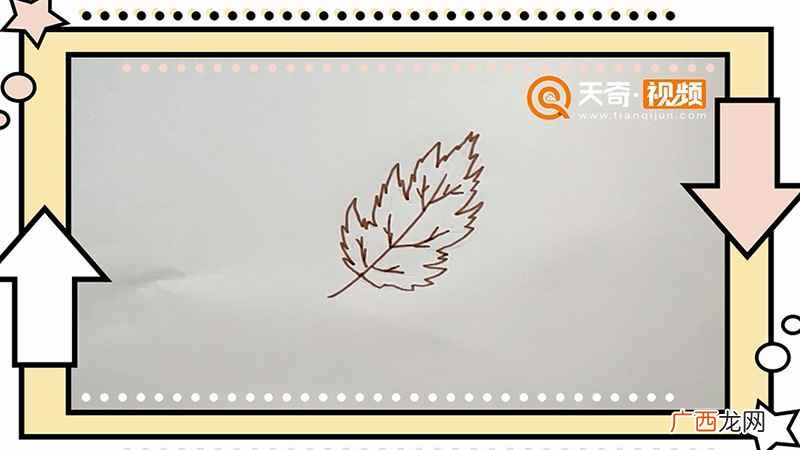 枫叶简笔画简单又漂亮 枫叶简笔画