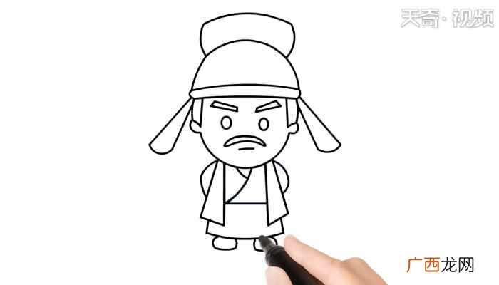 画人物的帽子和脸有什么区别 水浒传人物简笔画
