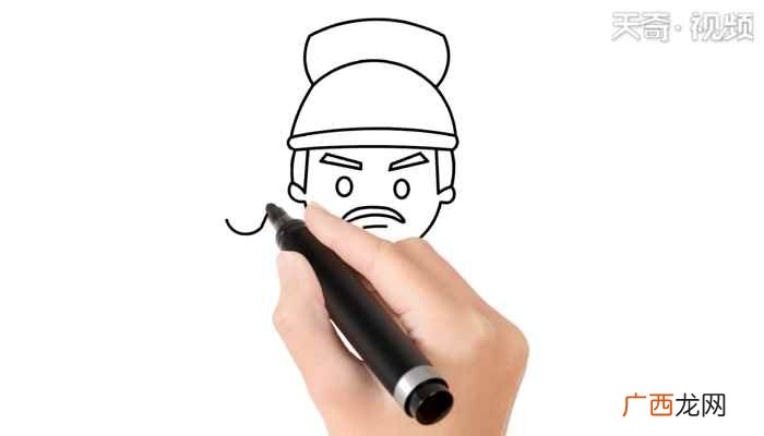 画人物的帽子和脸有什么区别 水浒传人物简笔画