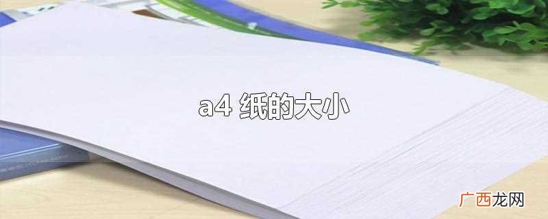 a4 a4纸尺寸多少厘米