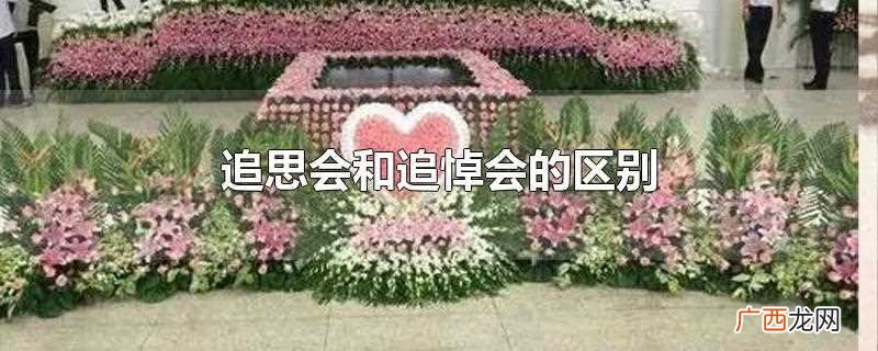 追悼会和追思会的意思 追思会和追悼会的区别