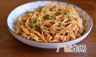 干拌面的做法及配料简单又好 干拌面的做法及配料