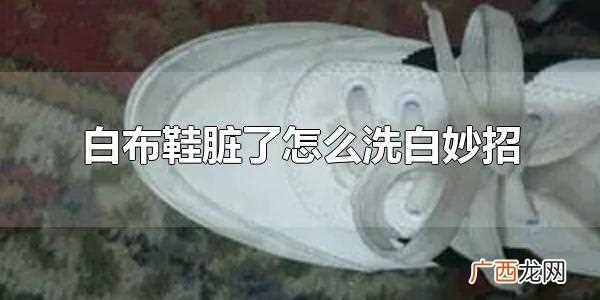 白布鞋怎么洗白小窍门 白布鞋脏了怎么洗白妙招