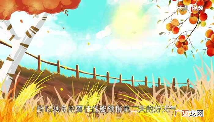 雾的形成原因 雾的形成