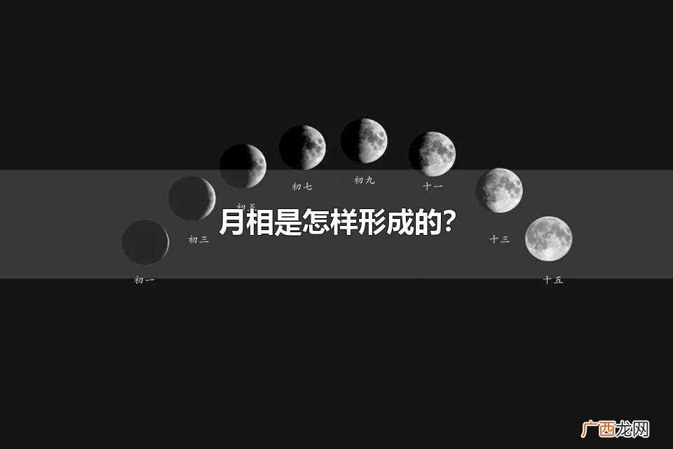 月亮被太阳照射的位置发生变化 月相是怎样形成的