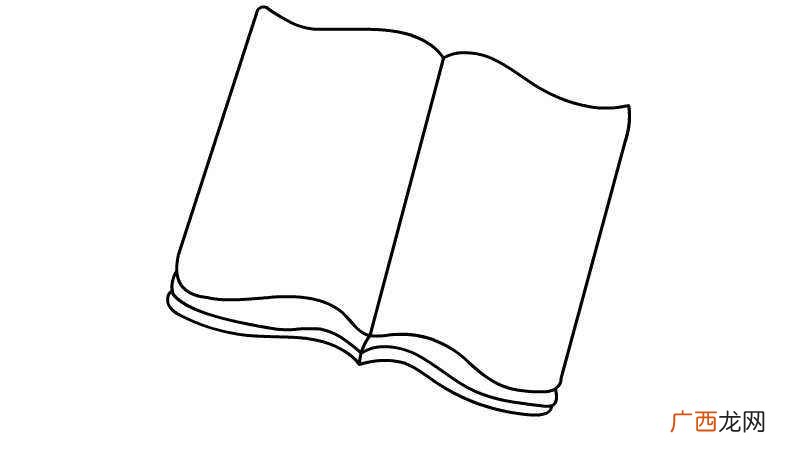 画出书本的颜色就可以了 书本简笔画