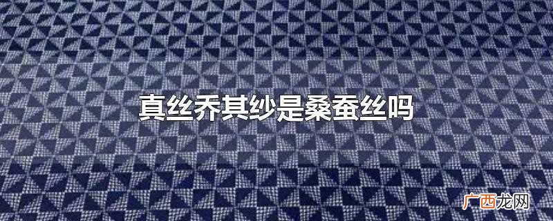 真丝乔其纱在连衣裙、晚礼服、头巾等产品的制作方面有重要应用 真丝乔其纱是桑蚕丝吗