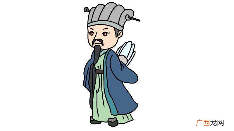 如何画出诸葛亮的头部 诸葛亮简笔画