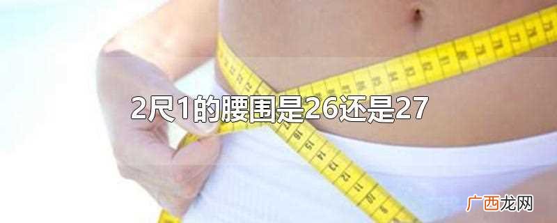 一尺九的腰围是26还是27 2尺1的腰围是26还是27