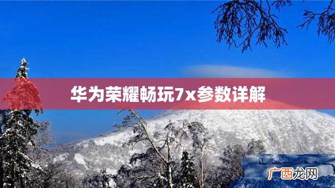 华为荣耀畅玩7x参数详解