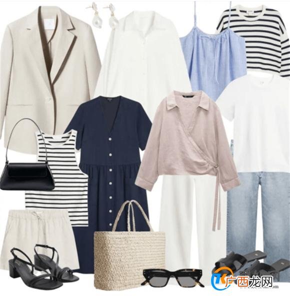10件衣服穿7天，春夏时刻的简洁穿衣，可以清新自然很亮眼