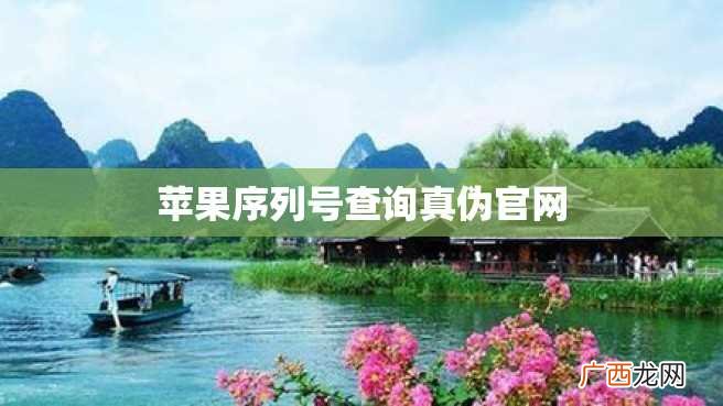 苹果序列号查询真伪官网