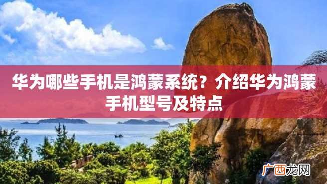 华为哪些手机是鸿蒙系统？介绍华为鸿蒙手机型号及特点