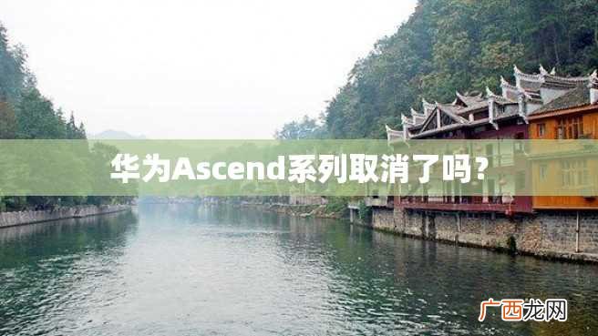华为Ascend系列取消了吗？