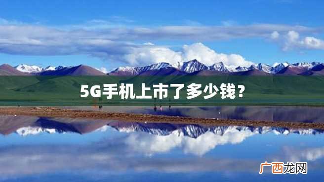5G手机上市了多少钱？