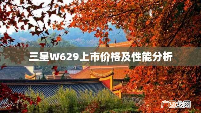 三星W629上市价格及性能分析