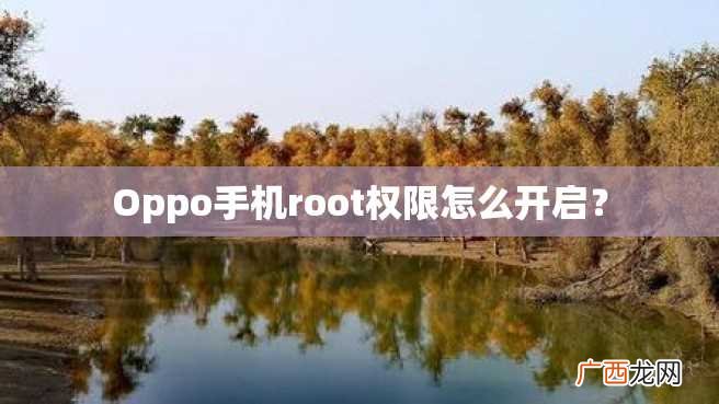 Oppo手机root权限怎么开启？