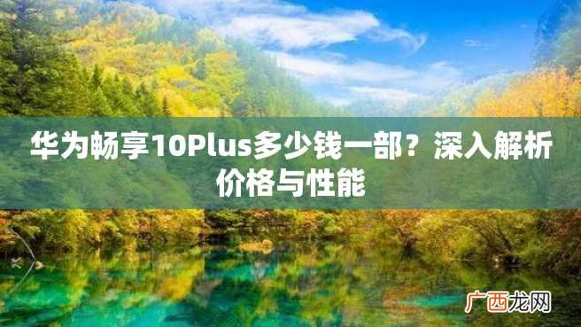 华为畅享10Plus多少钱一部?深入解析价格与性能