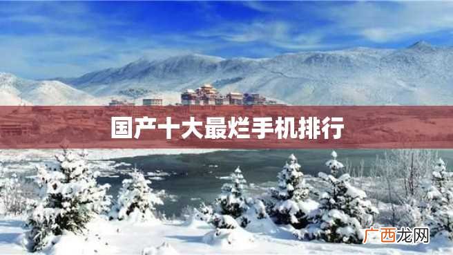 国产十大最烂手机排行