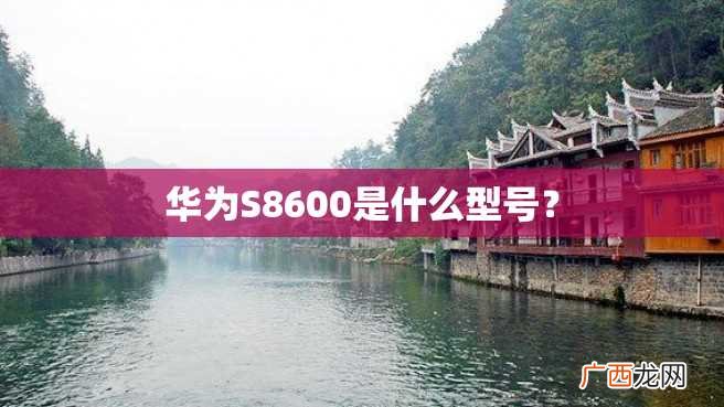 华为S8600是什么型号？