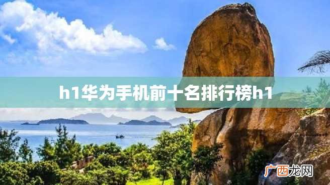 h1华为手机前十名排行榜h1