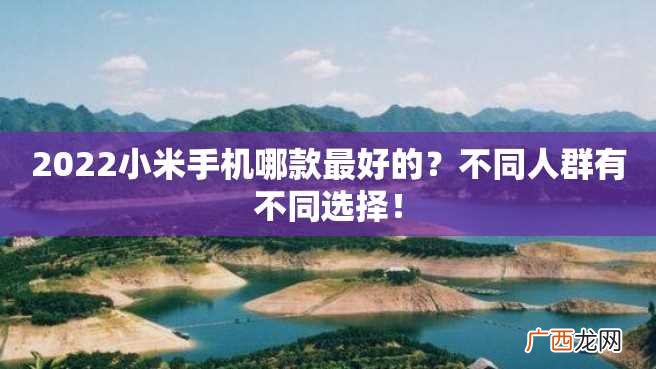 2022小米手机哪款最好的？不同人群有不同选择！