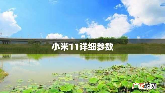 小米11详细参数
