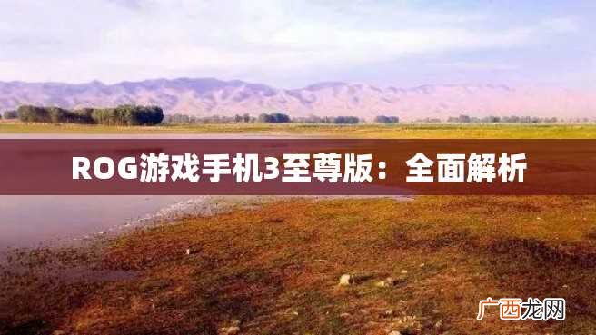 ROG游戏手机3至尊版：全面解析