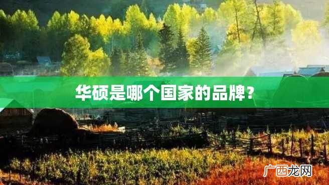 华硕是哪个国家的品牌?