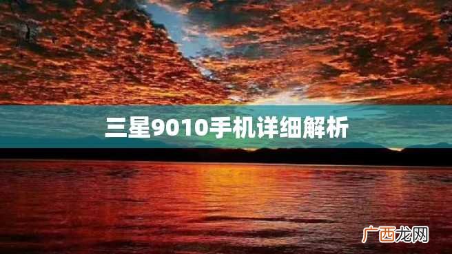 三星9010手机详细解析