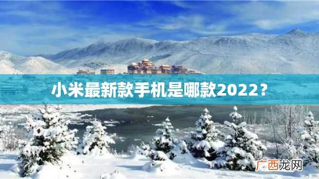 小米最新款手机是哪款2022？
