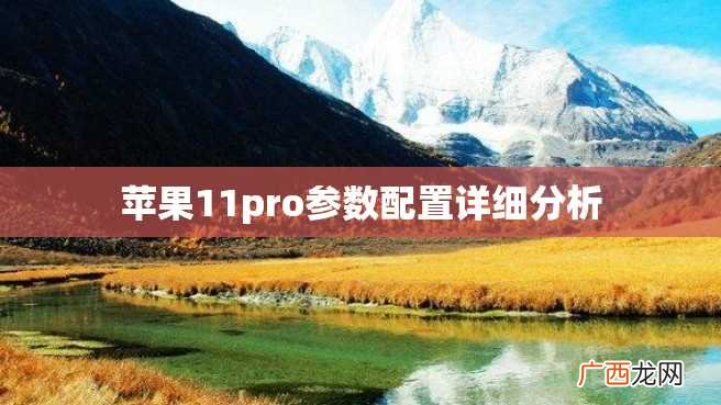 苹果11pro参数配置详细分析