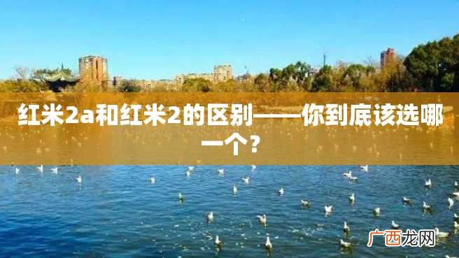 红米2a和红米2的区别——你到底该选哪一个？