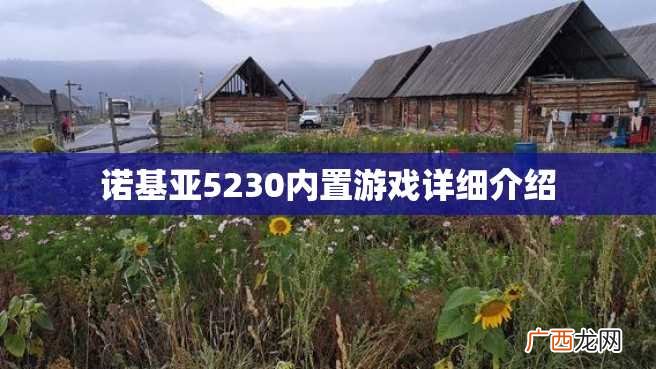 诺基亚5230内置游戏详细介绍