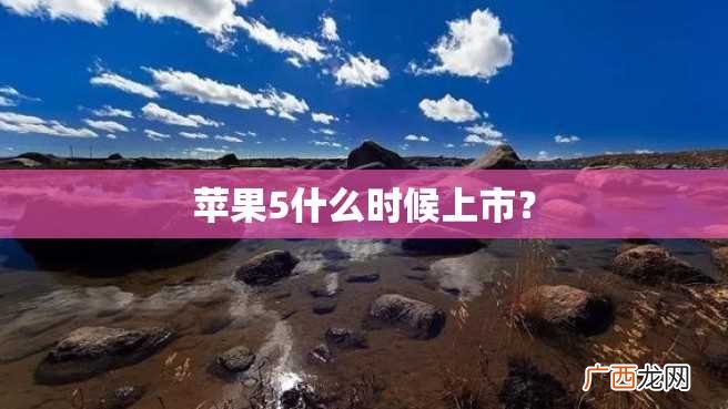 苹果5什么时候上市？