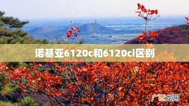 诺基亚6120c和6120ci区别