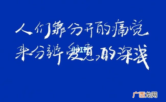 人们靠分开的痛觉来分辨爱意 爱情是什么?