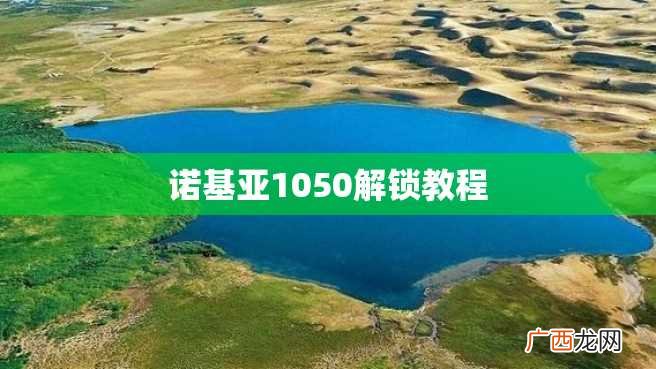 诺基亚1050解锁教程