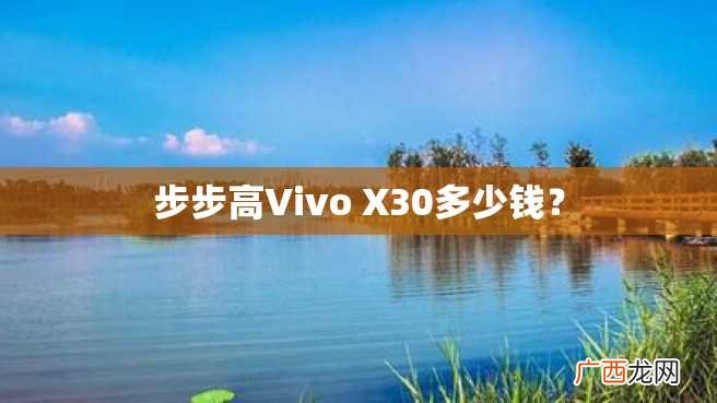 步步高Vivo X30多少钱？