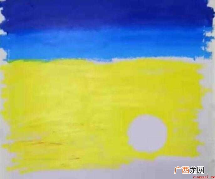 无聊的时候拿起油画棒在家也能看着夕阳西下,作出一幅无与伦比的
